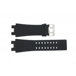 Horlogeband Police 12551JS/04B Leder Zwart 24mm