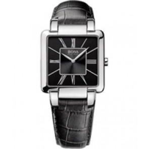 Horlogeband Hugo Boss 659302115 / 1502149 / HB-57-3-14-2120 Leder Zwart 14mm
