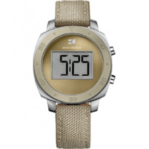 Horlogeband Hugo Boss 659302414 / 1502288 / 1502292 Canvas Beige 18mm