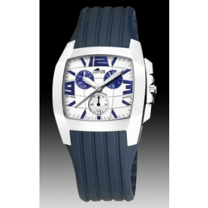 Lotus horlogeband 15317-7 Rubber Blauw