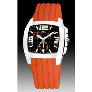Lotus horlogeband 15317-9 Rubber Oranje