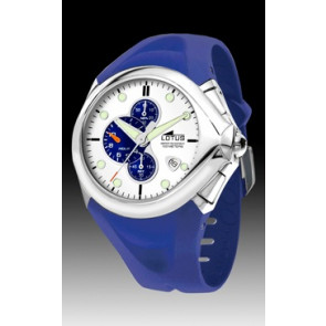 Lotus horlogeband 15326-1 / 15326-2 / 15326-3 Rubber Blauw