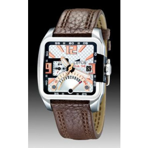 Horlogeband Lotus 15530/1 (BC06249) Leder Bruin