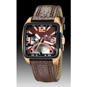 Horlogeband Lotus 15531-2 Leder Bruin 24mm