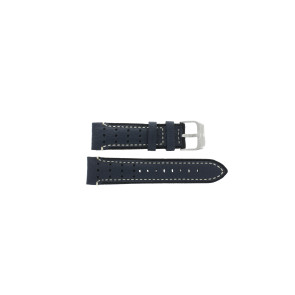Horlogeband Lotus 15645-2 Leder Blauw 23mm