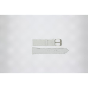 Horlogeband Lotus 15681-1 Leder Wit 21mm