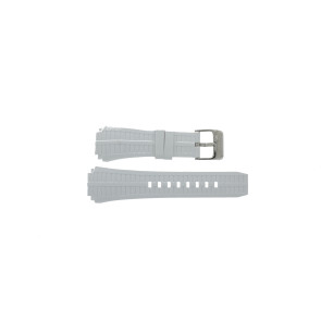 Horlogeband Lotus 15779 Rubber Wit 25mm