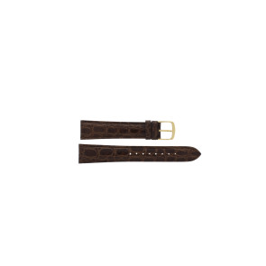 Horlogeband Pulsar V532-7B70 / PPU318P1 / 159ZCK Leder Bruin 18mm