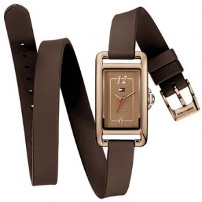 Horlogeband Tommy Hilfiger 1781223 / TH679301462 / 1462 / TH-187-3-34-1284 Leder Bruin 10mm