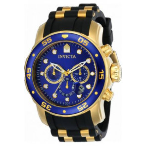 Horlogeband Invicta 17882.01 Silicoon Zwart 26mm