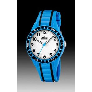 Horlogeband Lotus 18172-4 Silicoon Blauw 15mm