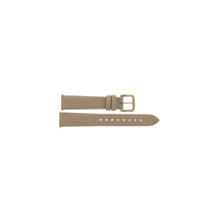 Horlogeband Kate Spade New York 1YRU0073 Leder Beige 16mm