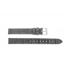 Lacoste horlogeband 2000514 / LC-05-3-14-0167 Leder Grijs 13mm + standaard stiksel