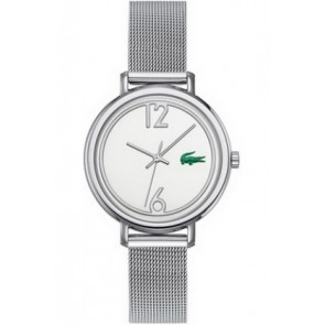 Lacoste horlogeband 2000538 / LC-33-3-14-2200 Staal Zilver 14mm