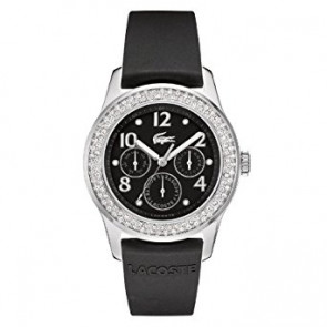 Lacoste horlogeband 2000690 / LC-11-3-14-2313S Rubber Zwart 20mm