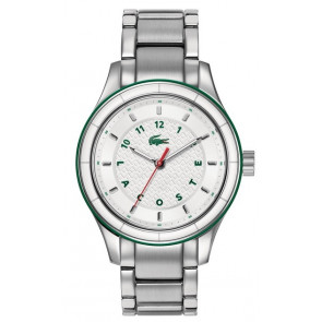 Lacoste horlogeband 2000743 / LC-66-3-29-2405 Staal Zilver 18mm