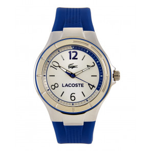 Lacoste horlogeband 2000879 / LC-69-3-14-2584 Rubber Blauw 18mm