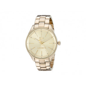 Lacoste horlogeband 2000898 / LC-82-3-34-2602 Staal Doublé 18mm
