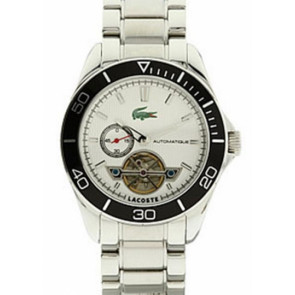 Lacoste horlogeband LC-31-1-27-0175 / 2010478 / 2010479 Staal Staal / RVS 22mm