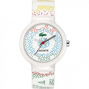 Lacoste horlogeband 2010531 / LC-46-1-29-2224 Rubber Multicolor 14mm