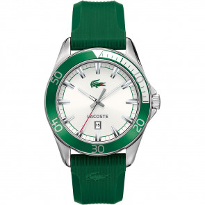 Lacoste horlogeband 2010550 / LC-31-1-27-2247 Rubber Groen 22mm