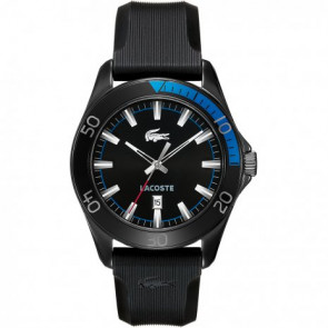 Lacoste horlogeband 2010552 / LC-31-1-34-2249 Rubber Zwart 22mm