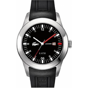 Horlogeband Lacoste 2010628 / LC-11-1-14-2339 Rubber Zwart 22mm
