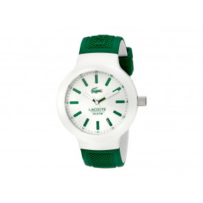 Lacoste horlogeband 2010816 / LC-61-1-29-2350 Rubber Groen 16mm