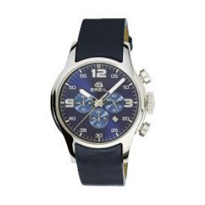 Horlogeband Breil 2519774100 Leder Blauw 20mm