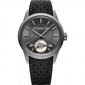 Horlogeband Raymond Weil SU2201-2760-18 / 2780-TIR-60001 Rubber Zwart 22mm