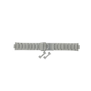 Seiko horlogeband 7S36-03C0-SNZF17K1 Staal Zilver 22mm