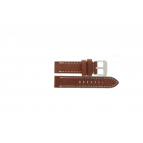 Horlogeband Universeel 319R.03 Heavy Cut Edge 4.5mm Leder Cognac 22mm