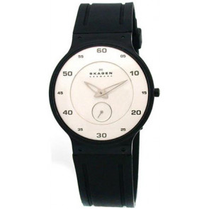 Skagen horlogeband 350LTMRW Rubber Zwart