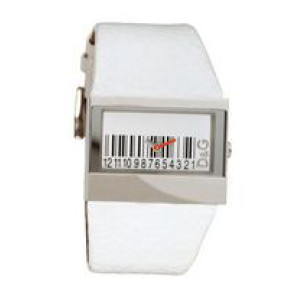 Horlogeband Dolce & Gabbana 3719240394 Leder Wit 35mm