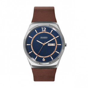 Horlogeband Skagen SKW6574 Leder Bruin 28mm