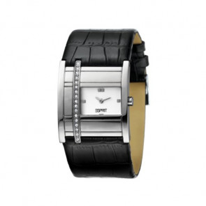 Horlogeband Esprit ES101472-006 Leder Zwart 25mm