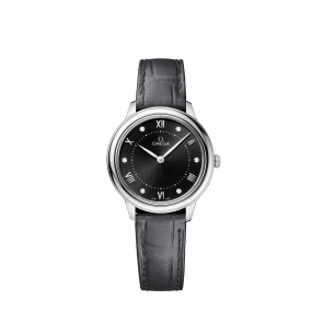 Horlogeband Omega 032Z016931 / 43413306051001 / De Ville Krokodillenleer Zwart 14mm