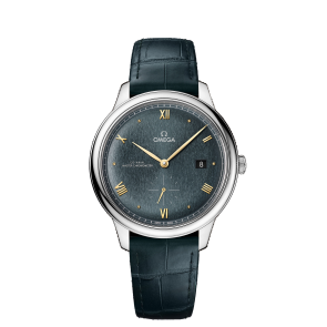 Horlogeband Omega 032Z016850 / 43413402010001 / 43413412010001 / De Ville Krokodillenleer Groen 19mm