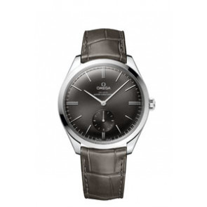 Horlogeband Omega 43513402106001 Krokodillenleer Grijs 20mm