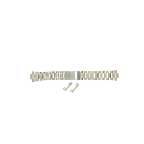 Horlogeband Seiko 7T32-7C60 / SDW726P1 / 43T1LG Staal Bi-Color 19mm
