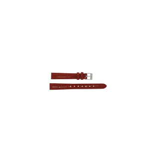 Horlogeband Poletto 454.07.12 Leder Rood 12mm