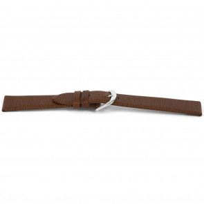 Horlogeband Universeel G455 Leder Bruin 20mm