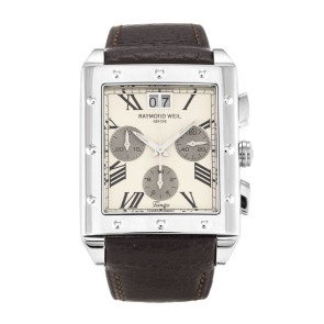 Horlogeband Raymond Weil 4881-STC-00809 / SV2302-TANGO-R9 Leder Bruin 23mm
