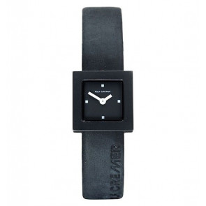 Horlogeband Rolf Cremer 496207 Leder Zwart 14mm