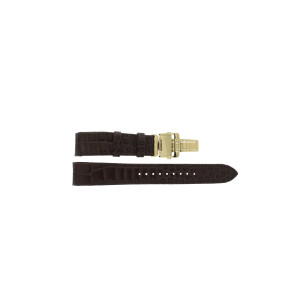 Horlogeband Seiko 6A32-00R0 / SNQ118P1 / 4A071KL Leder Bruin 21mm