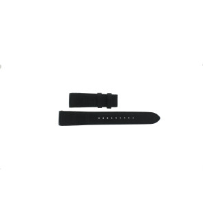 Horlogeband Seiko 4A072JL / 6G34-00E0 / 7T86-0AA0 Leder Zwart 21mm
