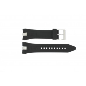 Horlogeband Seiko 5M54-0AB0 / SRN013P1 / 4A601JTR Rubber Zwart 26mm