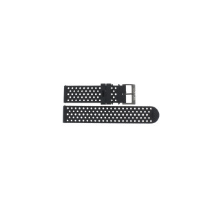 Horlogeband Smartwatch Lotus 50012-3 / BC10958 Kunststof/Plastic Zwart 22mm