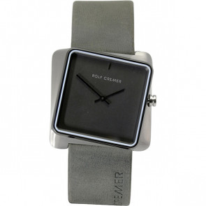 Rolf Cremer horlogeband 501602 Leder Grijs 22mm