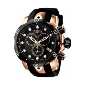 Invicta horlogeband 5733 / 5733.01 Rubber Zwart